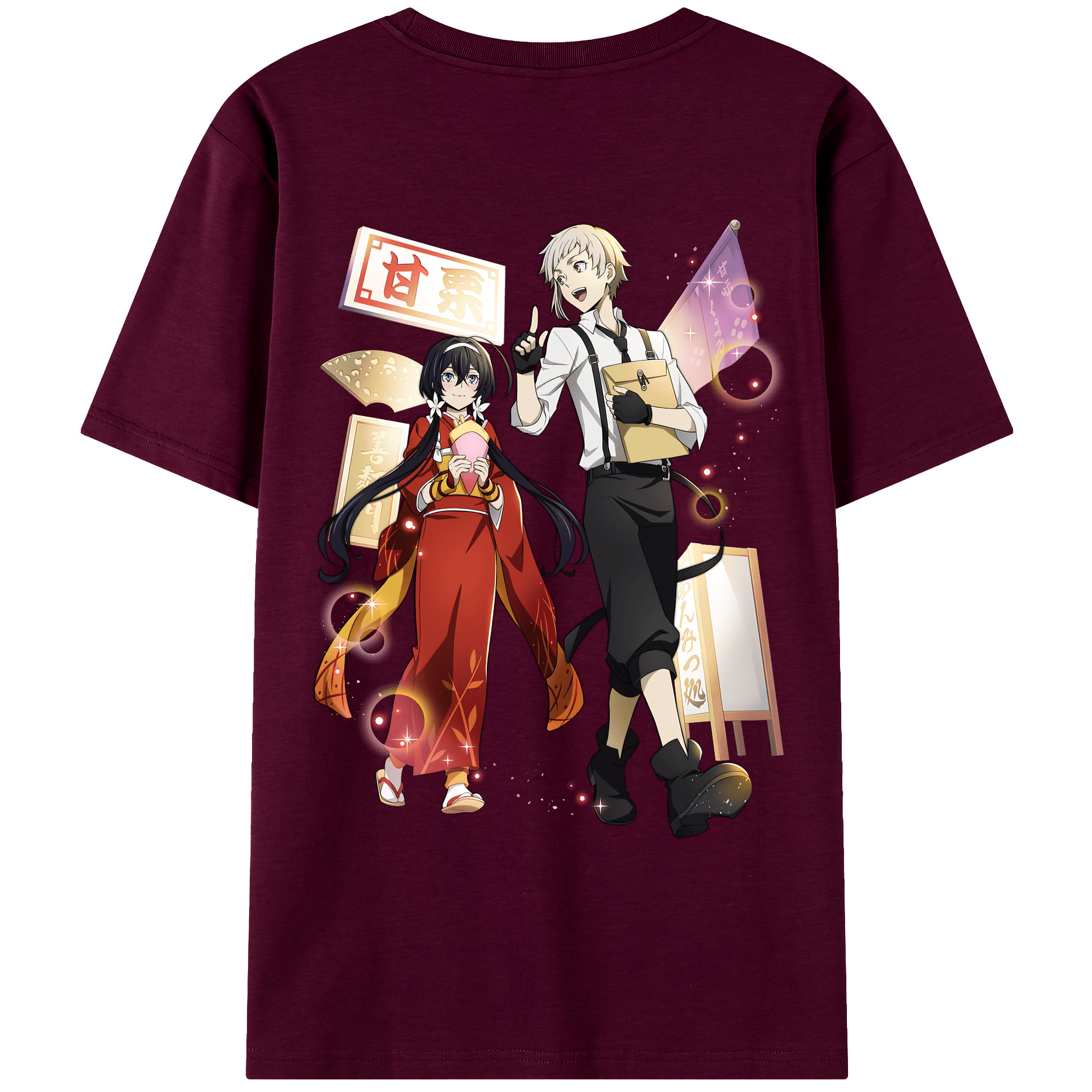（画像用） 文豪ストレイドッグス Bungo Stray Dogs レディース半袖Tシャツ(バックプリント)